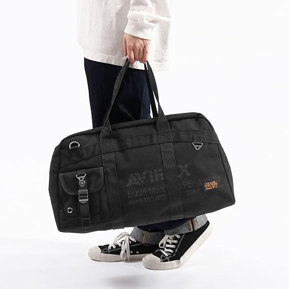 Amazon | AVIREX EAGLE イーグル ボストンバッグ AVX3525 クロ